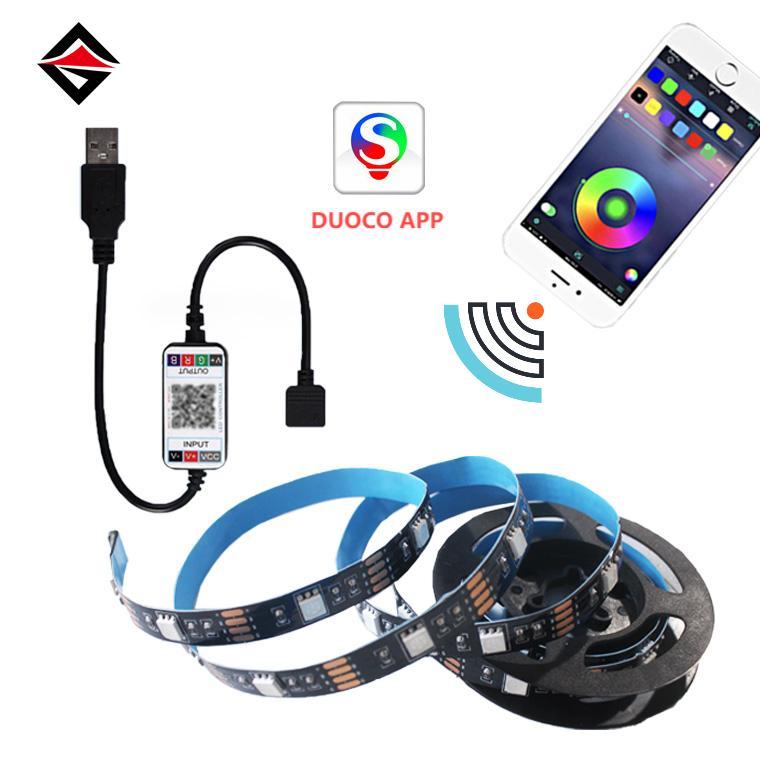 USB Bluetooth -controller + RGB LED -lichtstrook 1m Set