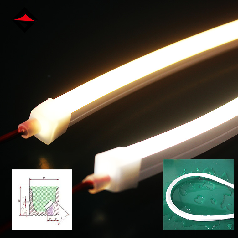 Hoge kwaliteit 10*10 mm LED neon lichtstrip